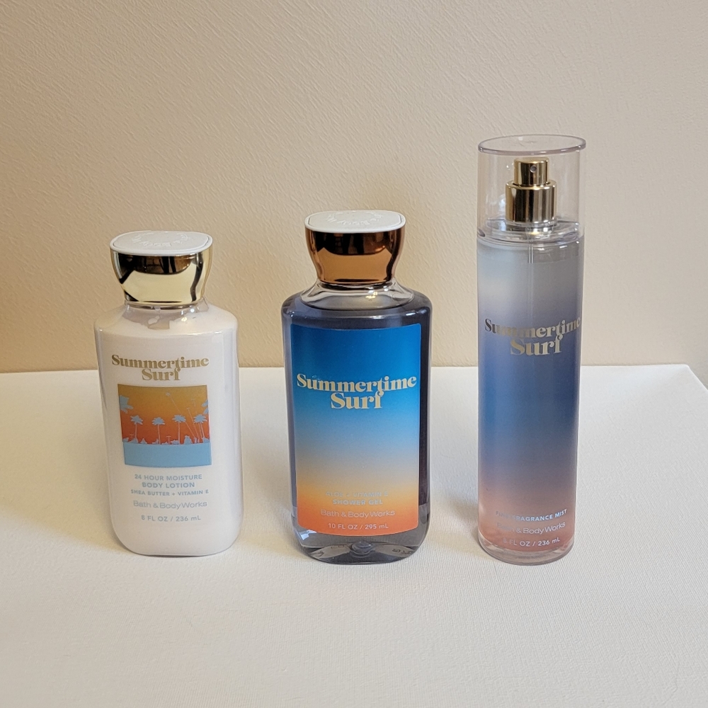 Bath & Body Works "Summertime Surf" Set